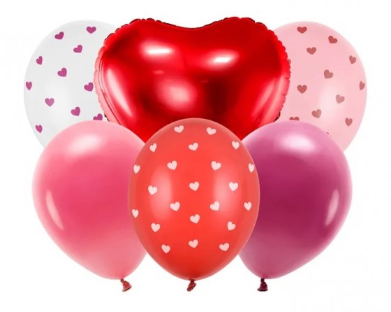 Ballonger Be mine valentine 6 st