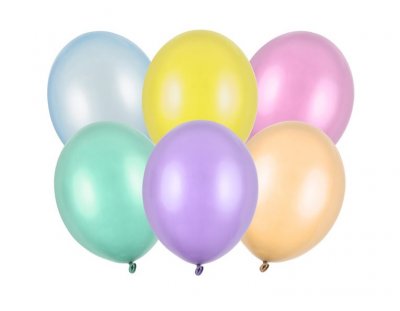 ballonger mixade färger