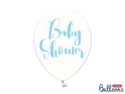 50 st Ballonger Babyshower Blå