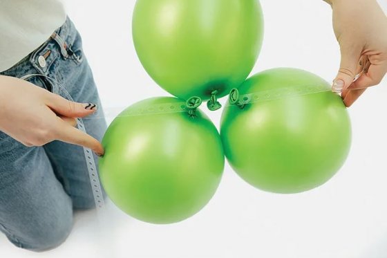 Ballongband genomskinligt