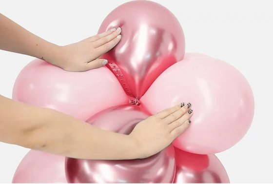 Ballongband genomskinligt