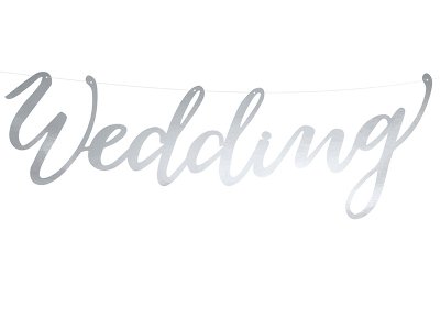 Banner Elegant Bliss Wedding Silver