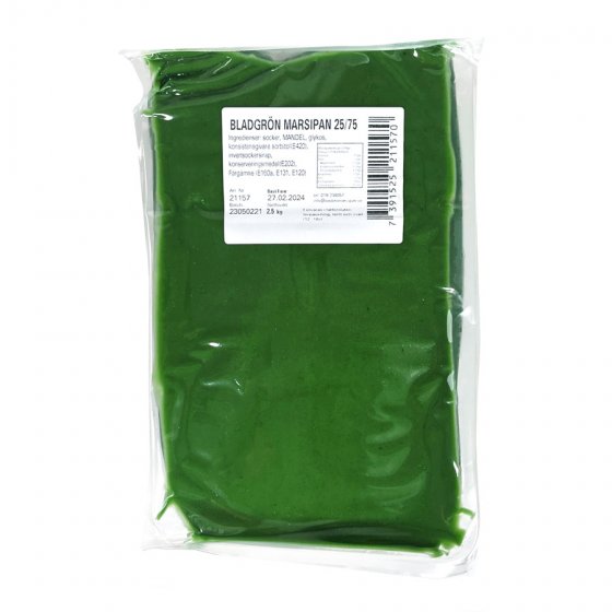 Marsipan bladgrön 2,5 kg