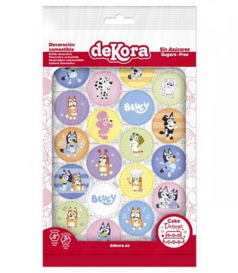 Waferdekorationer Bluey Bingo