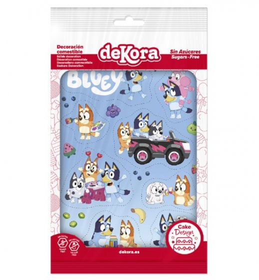 Ätbara Waferdekorationer Bluey & Bingo