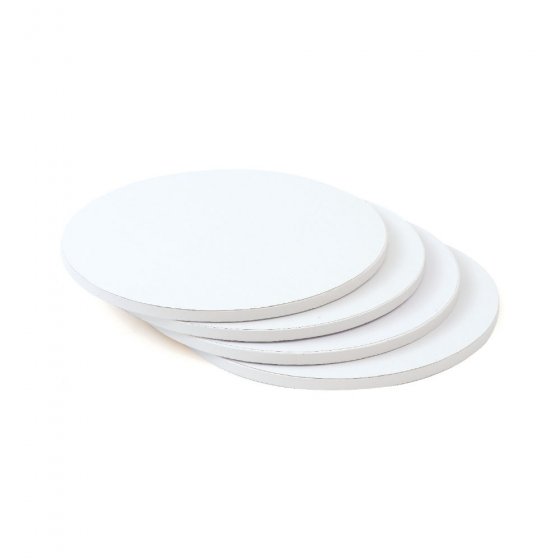 Decora Tjock tårtbricka rund Vit 33 cm