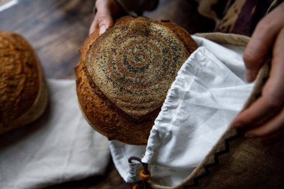 Brödpåse i jute