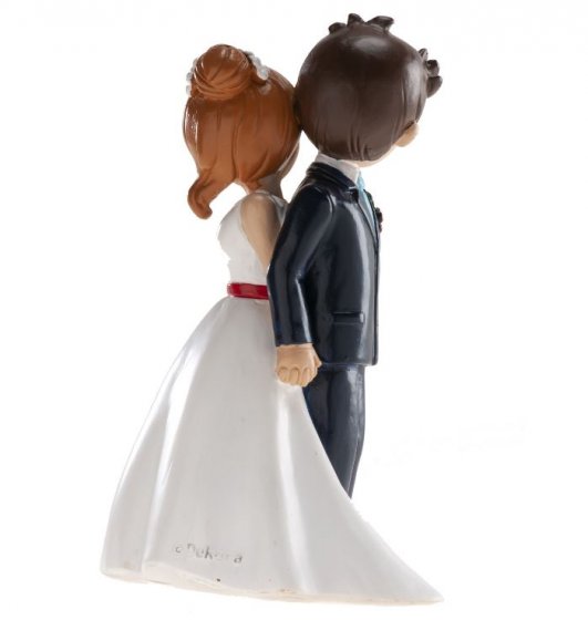 Brudpar till tårtan