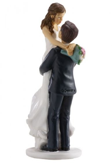 Brudpar till tårtan