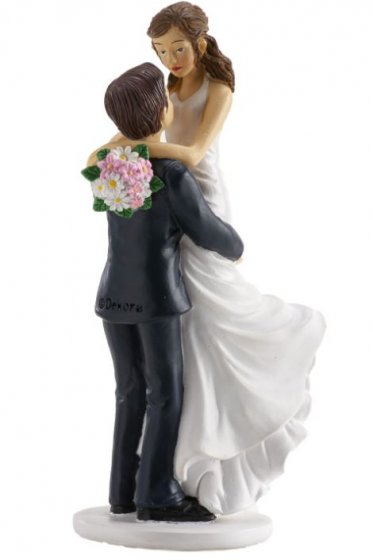 Brudpar till tårtan