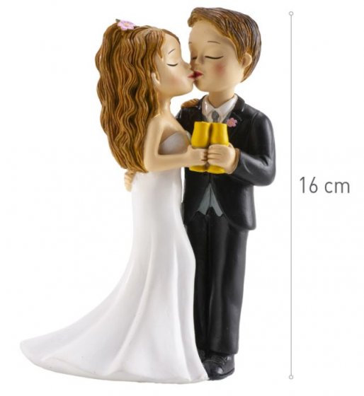 Brudpar till tårtan