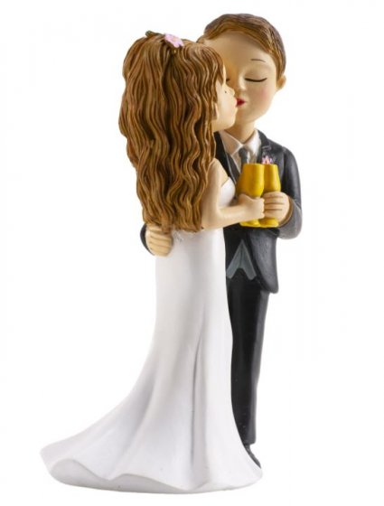 Brudpar till tårtan