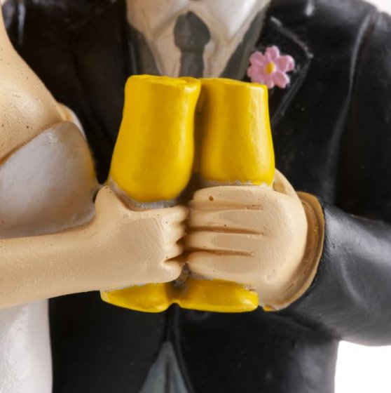 Brudpar till tårtan