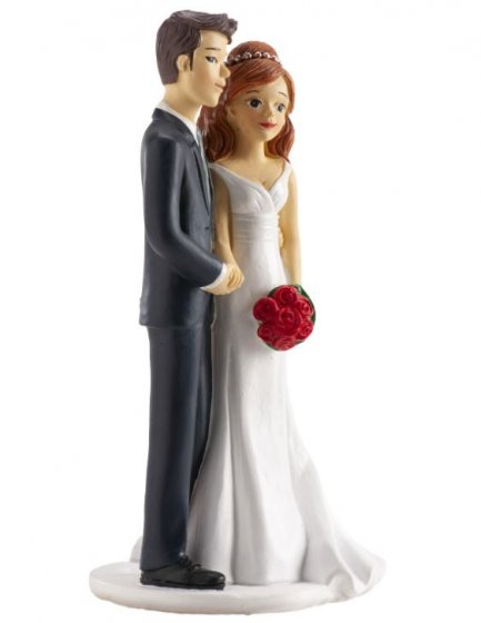 Morsiuspari Holding hands 18 cm