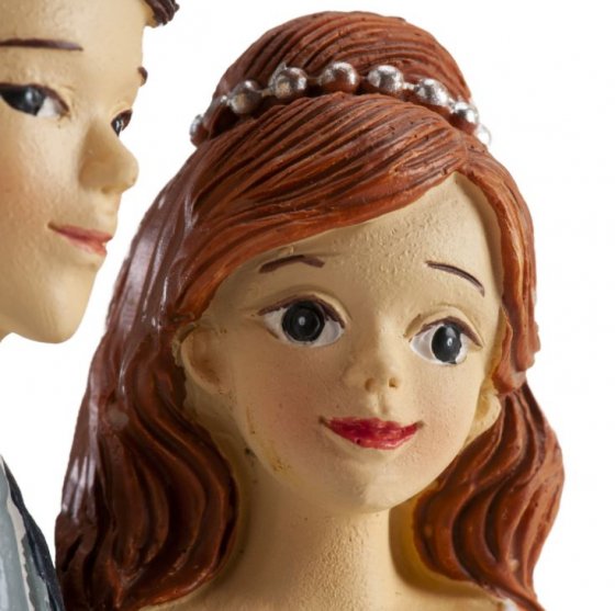 Morsiuspari Holding hands 18 cm