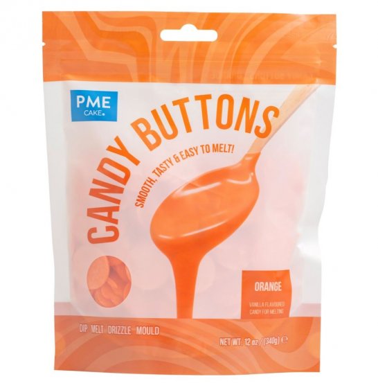 PME Candy Buttons Orange 340 g