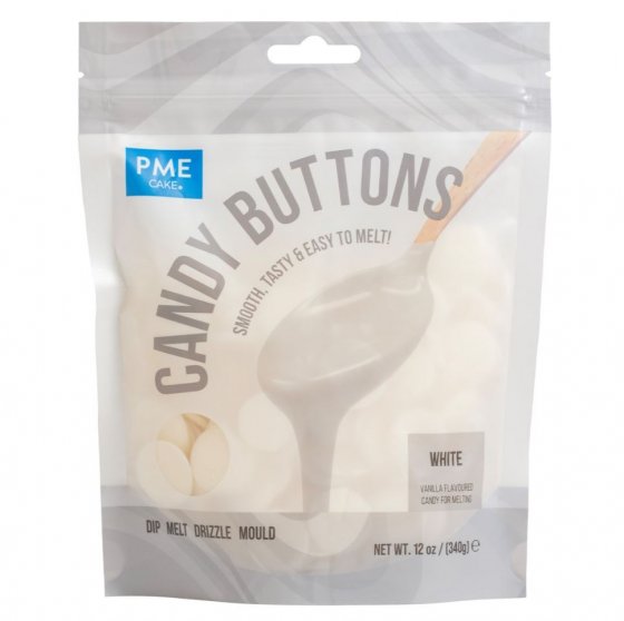 PME Candy Buttons Vit 340 g