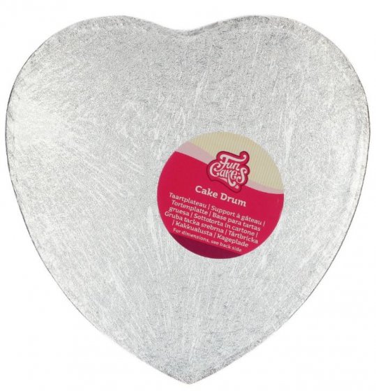 tjock tårtbricka hjärta