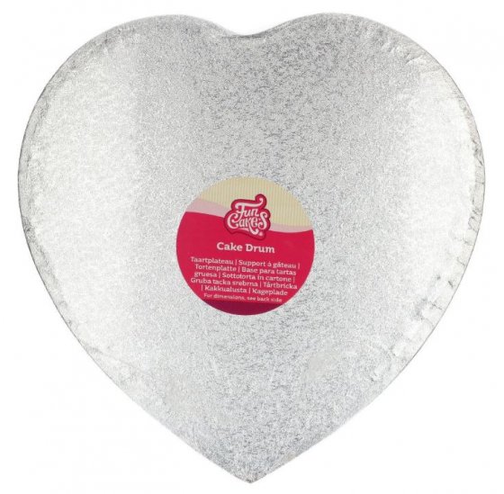 tjock tårtbricka hjärta