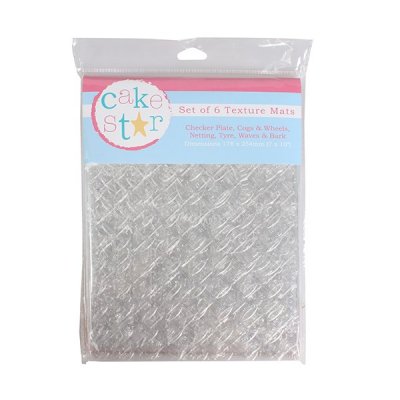 Cake Star mönstermattor i 6-pack, var 2 