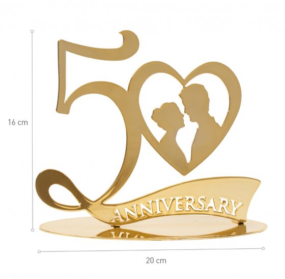 Cake topper 50 årsjubileum