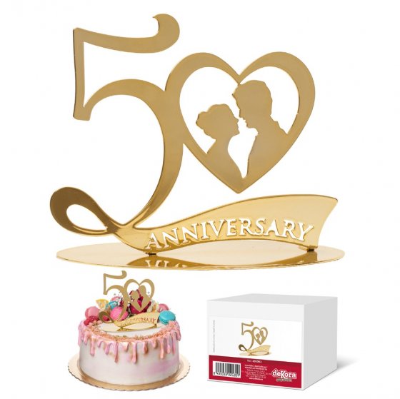 Cake topper 50 årsjubileum