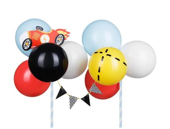 Cake topper ballonger bilar