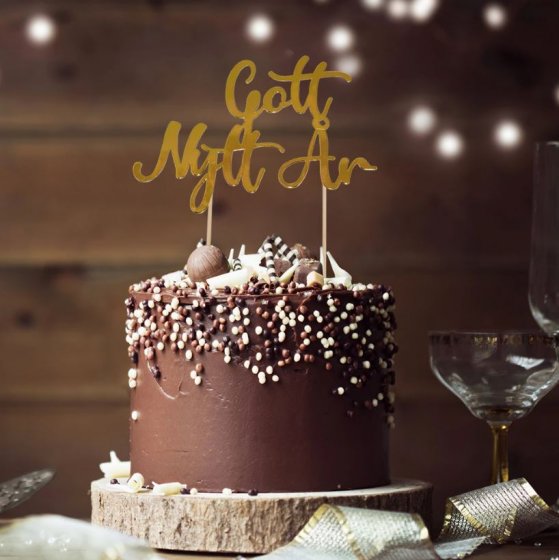 Cake topper Gott nytt år