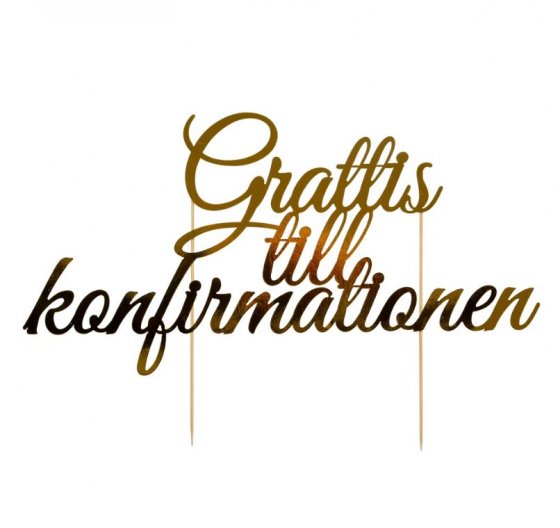 Cake topper Konfirmation