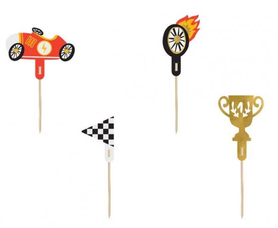 Cupcake toppers bilar