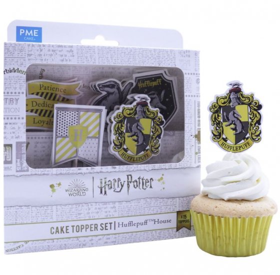 Cake toppers Hufflepuff