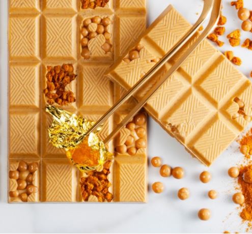 Callebaut chokladpellets gold