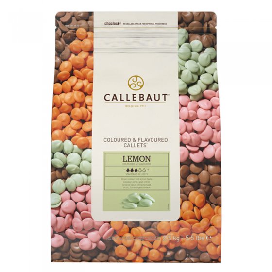 Callebaut chokladpellets lemon