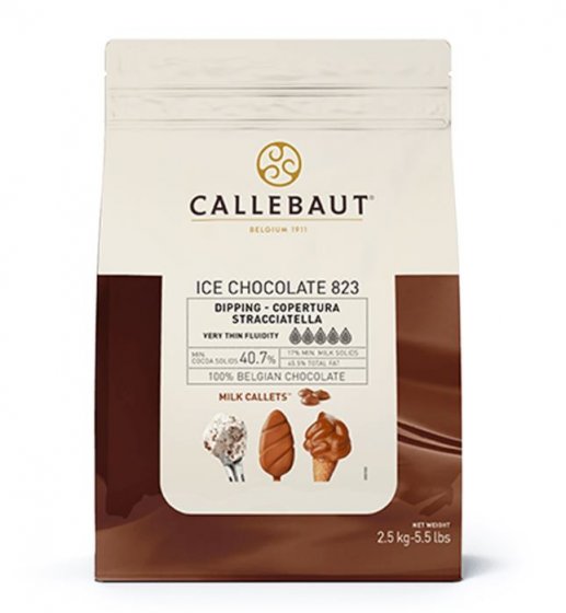 Callebaut chokladpellets glass mjolk