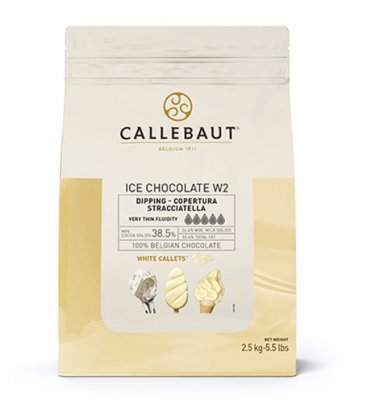 Callebaut chokladpellets glass vit