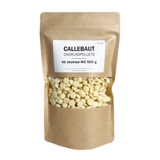 Callebaut chokladpellets Vit 500 g