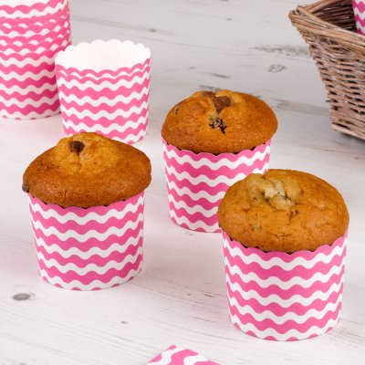 Carnival Pink Baking Cups