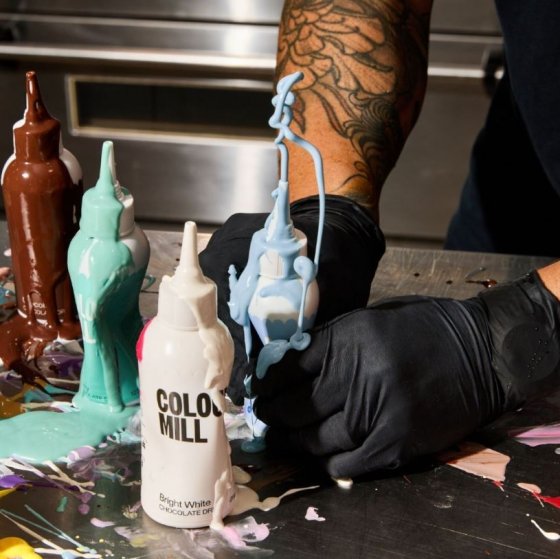 Choco drip baby blue