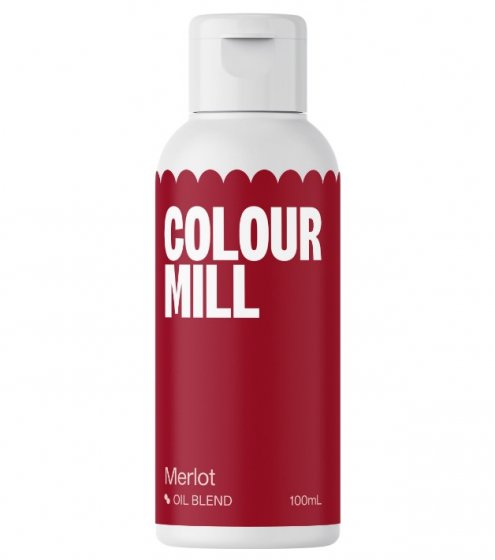 Colour Mill Oljebaserad ätbar färg Merlot 100 ml