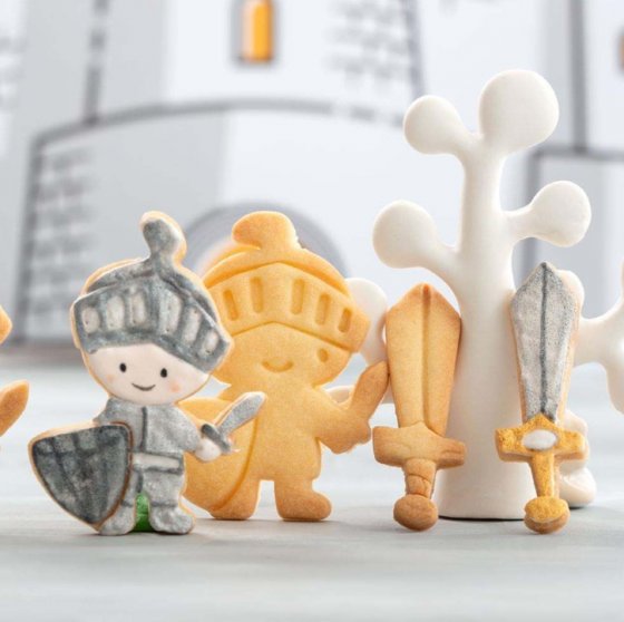 Decora Utstickare Riddare & Svärd 2-pack