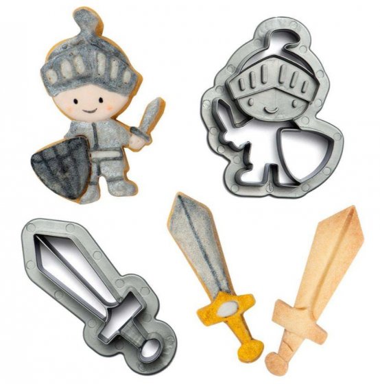 Decora Utstickare Riddare & Svärd 2-pack