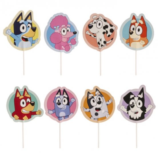 Cupcake toppers Bluey
