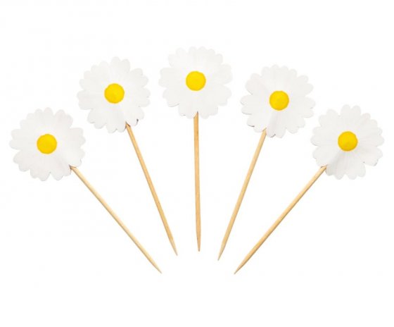 Cupcake toppers prästkragar