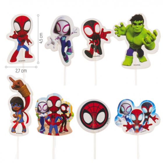 Cupcake toppers Spidey