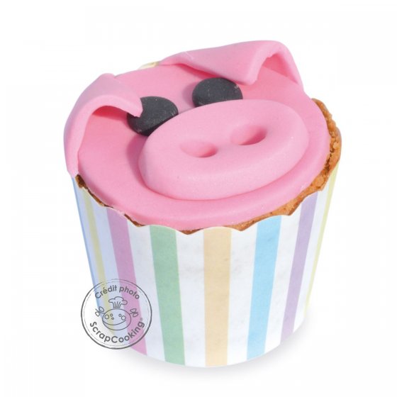 Cupcakesformar mönstrade