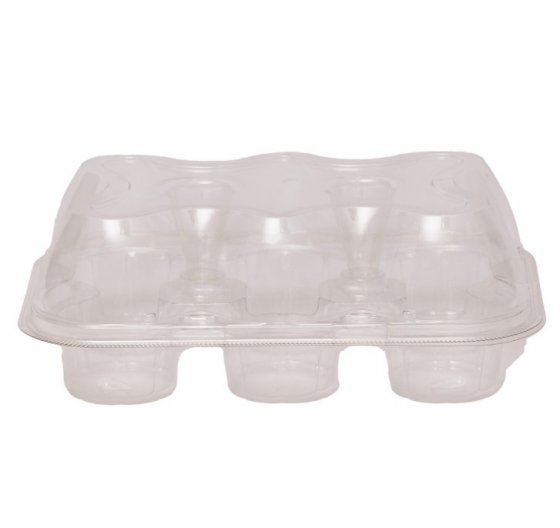PME Cupcakesboxar i plast 3-pack