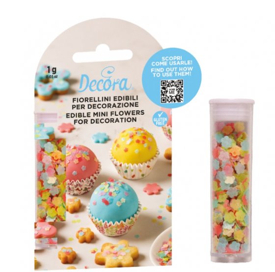 Decora Syötävät koristeet Kukat