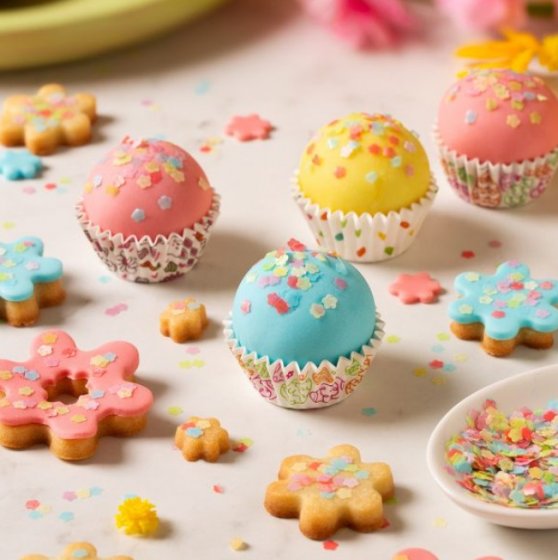 Decora Syötävät koristeet Kukat