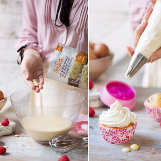 Decora chocolate melts white