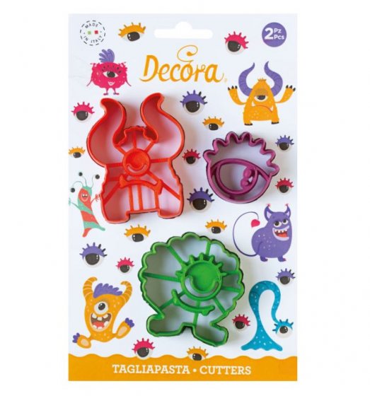 Decora cookie cutter monster